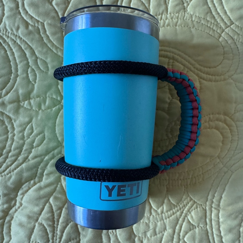 Handmade Braided Rope Travel Mug Handles - Picture 4 of 4
